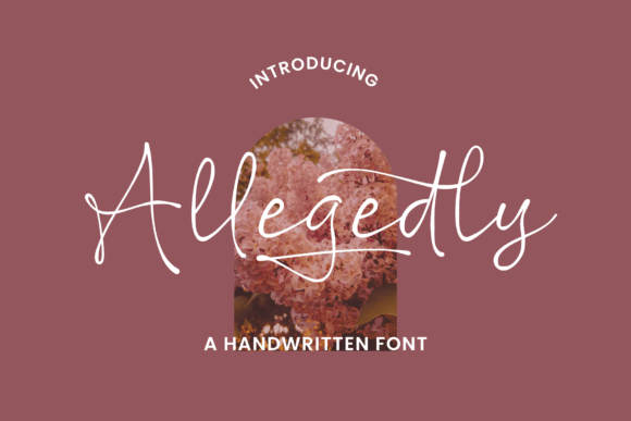 Allegedly: A Handwritten Script Font That Adds Class to Branding Projects