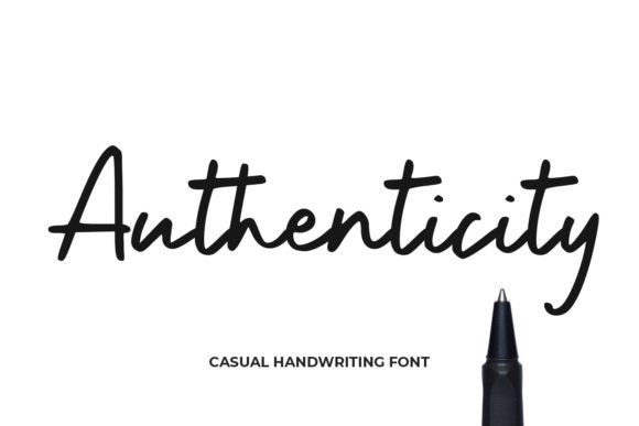 Authenticity: A Casual Handwriting Font That Elevates Brand Identity