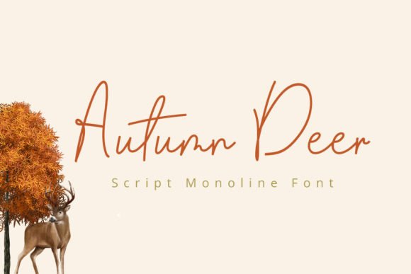 Autumn Deer: A Script Font That Brings Elegance to Editorial Design