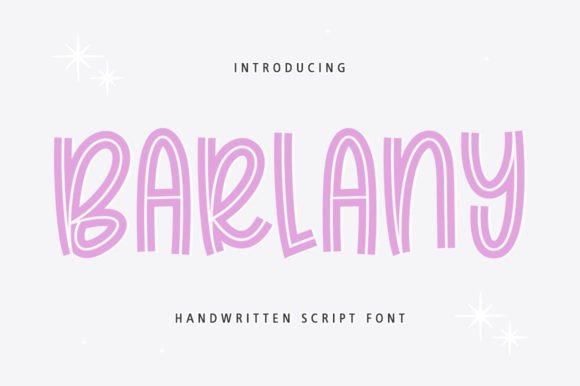 Barlany: A Charming Script Font for Elegant Editorial Design