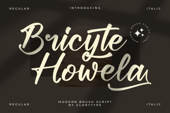 Bricyte Howela: A Brush Script Font That Brings Elegance to Branding