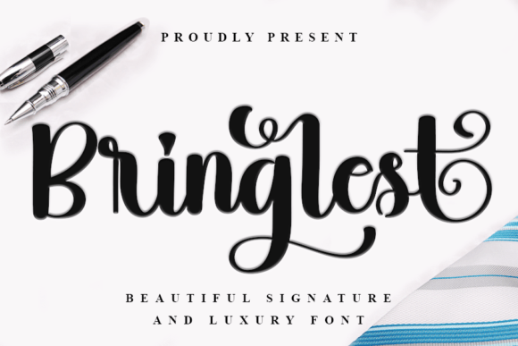 Bringlest: A Modern Handwritten Font for Elegant Editorial Design