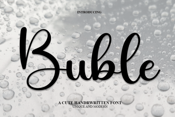 Buble: A Feminine Typeface for Scroll-Stopping Digital Campaigns