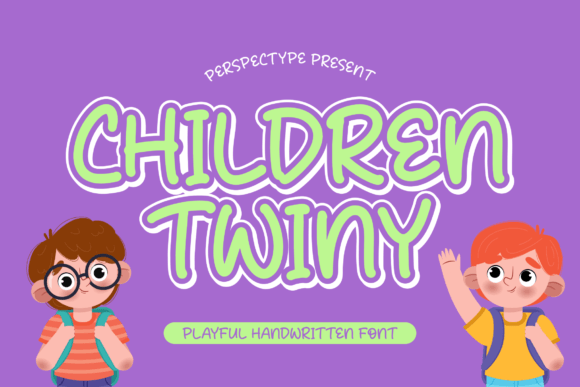 Children Twiny: A Playful Handwritten Font for Warm Editorial Design