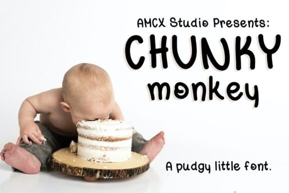 Chunky Monkey: A Whimsical Handwritten Font for Modern Web Design