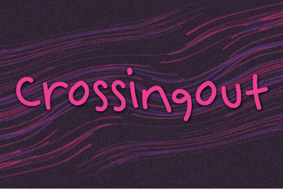 Crossingout: A Casual Handwritten Font That Brings Personality to Branding