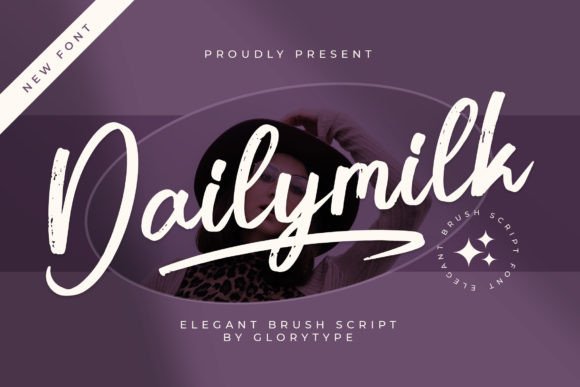 Dailymilk: The Elegant Brush Script for Thoughtful Editorial Design