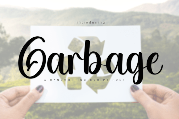 Garbage: A Handwritten Font That Adds Personality to Branding Projects
