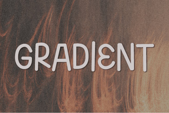 Gradient Font: A Natural Touch for Modern Editorial Design