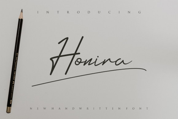 Honira: A Handwritten Font That Brings Crafted Charm to Every Product