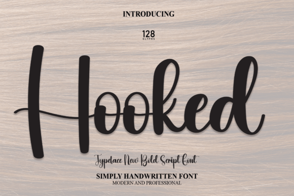 Hooked: The Handwritten Script Font for Crafters and Makers