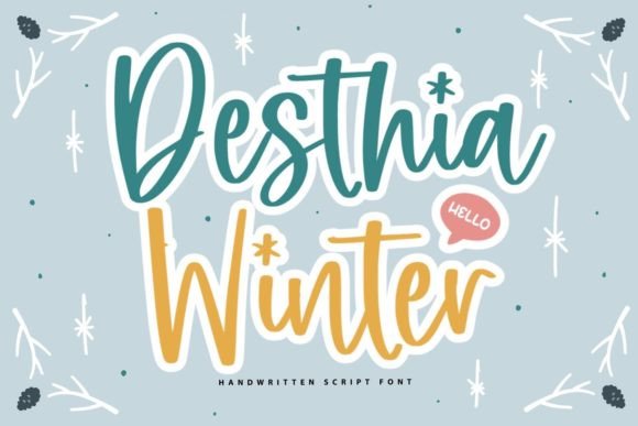 How Desthia Winter Font Transformed My Café’s Branding