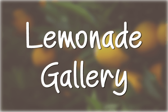 How Lemonade Gallery Font Transformed My Small Business Branding