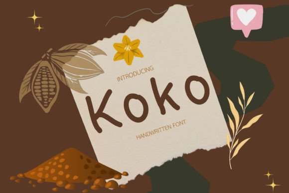 Koko: A Sweet Handwritten Font for Polished Branding