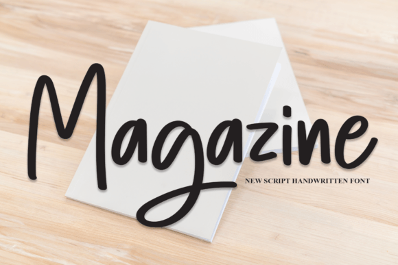 Magazine Font: Elevating Brand Identity with Handwritten Elegance