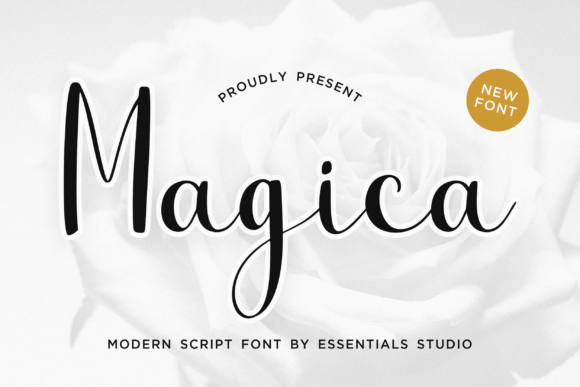 Magica: A Delicate Script Font for Elegant Brand Identities