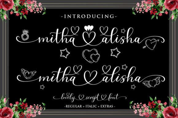 Mitha Alisha: A Sweet Script Font for Handmade Labels, Invitations, and More