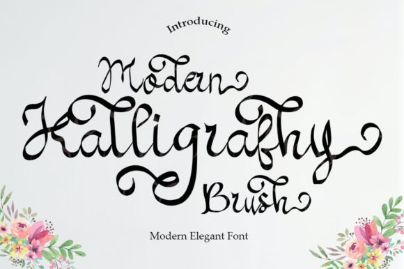 Modern Kalligraphy Brush: Elevating Web Typography with Elegant Script
