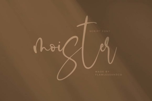 Moister: A Handwritten Script Font That Elevates Campaign Visuals