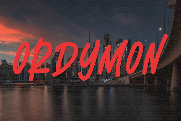 Ordymon: A Handwritten Font That Elevates Small Business Branding