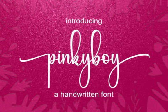 Pinkyboy: A Handwritten Font That Elevates Your Brand
