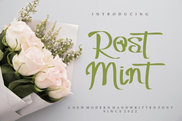 Rostmint: A Handwritten Font That Brings Personality to Your Editorial Design