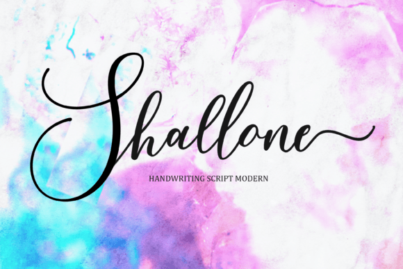 Shallone: A Dazzling Script Font for Modern Web Design Projects