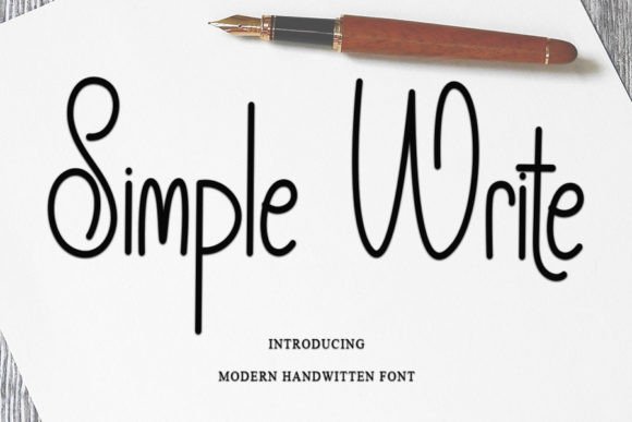 Simple Write: A Handwritten Font for Impactful Digital Marketing