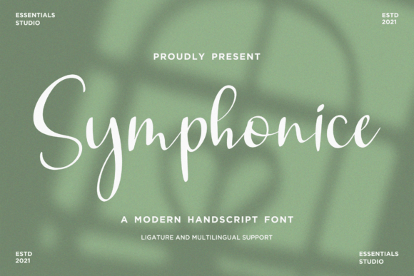 Symphonice: A Dazzling Script Font for Elegant Branding