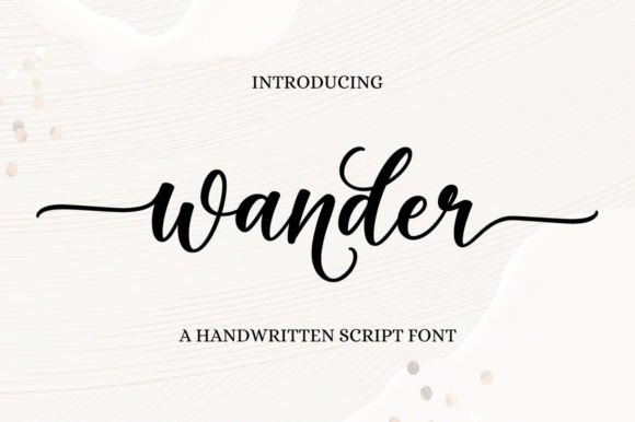 Wander: A Designer’s Take on Script Amp’s Stylish Script Font